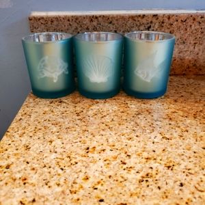 Beach candle holders